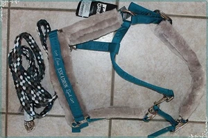 ESKADRON Halfter-Set FauxFur Gr. VB "Tealblue" NEU ! - Bild 1 von 1