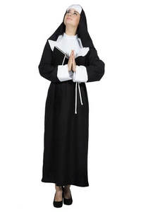 Kostüm Nonne Gr. 38-48 für Damen - Bild 1 von 4