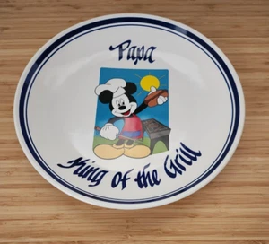 "Ciotola/piatto grande design argilla Disney Topolino 13" - Foto 1 di 8