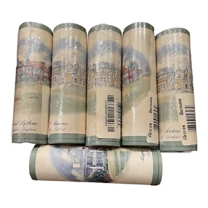 5 + rolls Imperial Sunworthy Wallpaper Border Famous Golf Courses 6.75"x15’ ea - Picture 1 of 3