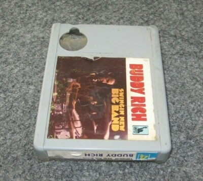 BUDDY RICH Swingin' New Big Band Jazz 4 Track Tape Cartridge Rare Liberty 4752 - Image 1 of 4