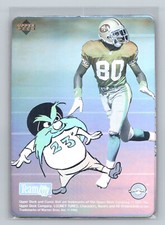 1992 Upper Deck Comic Ball IV Jerry Rice Yosemite Sam Hologram Insert Card NFL