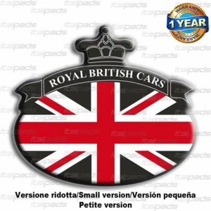 Sticker Union Jack Royal British flag Range Rover Black 76x68 - Picture 1 of 1