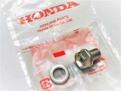 Nuevo de Lote Antiguo Honda CR80R XL250 CR125R XR600R NX250 OEM Enchufe de Drenaje Genuino 90015-KA3-711 Foto 1 de 2