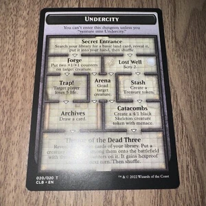 The Initiative / Undercity Double-sided Token CLBG NM - Picture 1 of 1