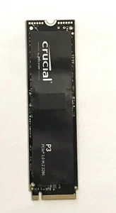 Crucial - P3 M.2 2280 Internal SSD PCIe Gen 3 x4 NVM Express 3.3V 2.5A. - Picture 1 of 2