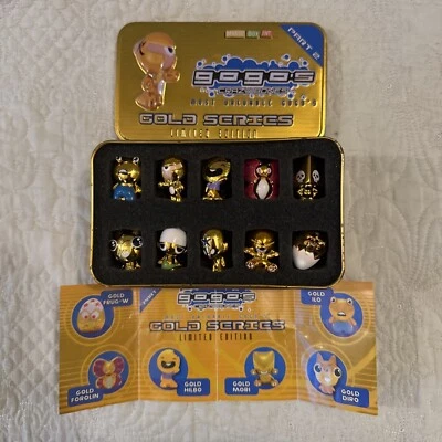 Gogo's Crazy Bones Most Valuable Gold Series Part 2 Limited Edition Tin Complete - Image 1 of 4