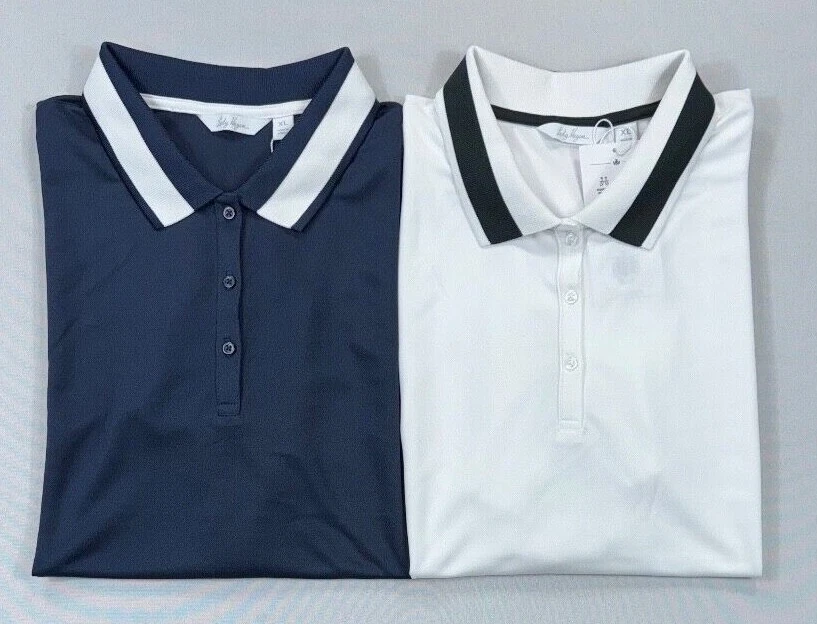 Women's Lady Hagen Pique Rib Trim Short Sleeve Polo Golf Shirt - Image 1 of 1