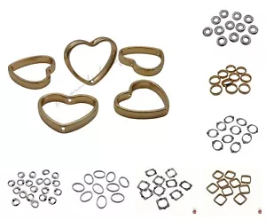 10 Stck. Tibetisches Silber Perlenrahmen Schmuck Fundstücke Handwerk Auffädeln Zwischenring Charms - Bild 1 von 18