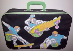 VINTAGE SANRIO SUITCASE 1991 SKATEBOARD SKATEBOARDING RARE EXCELLENT CONDITION - Picture 1 of 7