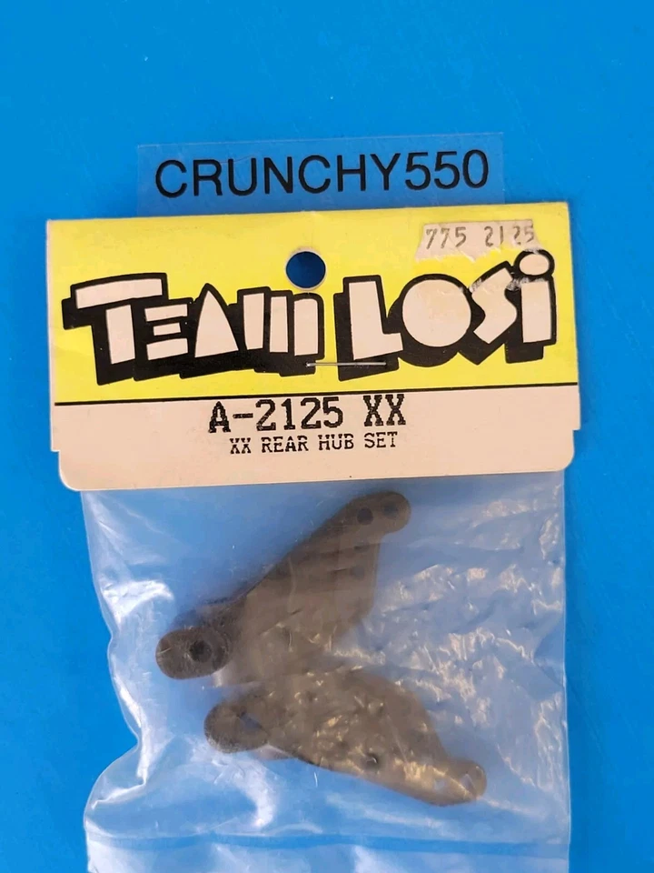 Team Losi A-2125 XX Rear Hub Set Vintage RC Part - Image 1 of 3
