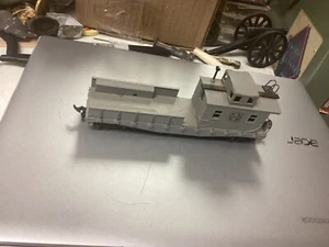 Vintage HO Tru Scale Gray Work caboose Santa Fe - Picture 1 of 2