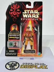 Star Wars Hasbro Episode 1 Naboo Royal Security Blaster Pistol Rifle CommTech - Picture 1 of 8