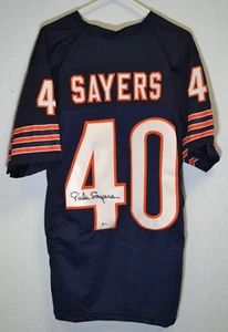 Gale Sayers Bears Autographed Custom Jersey XL w/ Beckett COA 010224MGL2 - Picture 1 of 5
