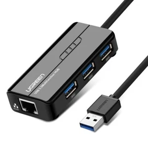 UGREEN USB 2.0 Hub with Gigabit Ethernet Adapter - Bild 1 von 1