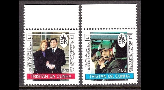 TRISTAN DA CUNHA BODA REAL PRÍNCIPE ANDREW REALEZA [#30] - Imagen 1 de 1