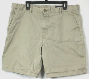 Pantalones Cortos Para Hombre Vineyard Vines Caqui 38 Frente Plano 9" Algodón - Imagen 1 de 6