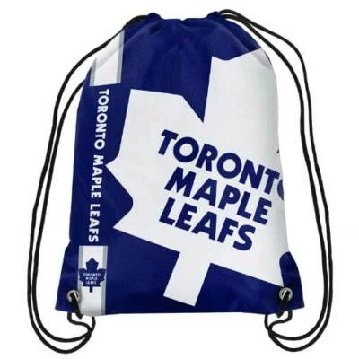 Forever Collectibles NHL Toronto Maple Leafs Drawstring Backpack Sack - Image 1 of 3