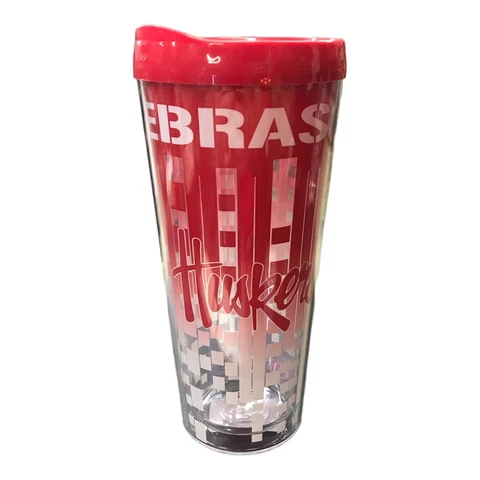 NCAA Nebraska Cornhuskers 22oz Plastic Tumbler Cover