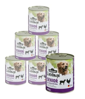 Lieblinge Hundefutter Senior Lamm und Geflügel 6 x 800 g 4.8 kg - Bild 1 von 3