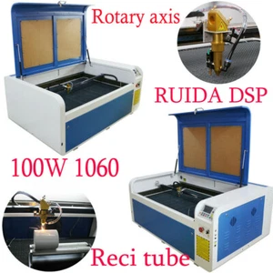 1060 100W Co2 USB Laser Engraver Machine Auto-Focus &Ruida DSP System Royal Axis - Picture 1 of 12