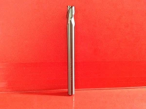 HARTMETALL-FRÄSER 1/4 DURCHMESSER 1/4 LOC 4 ZOLL LANGER SCHAFTFRÄSER UNTERER BODEN ALUMI-LEHRE - Bild 1 von 3