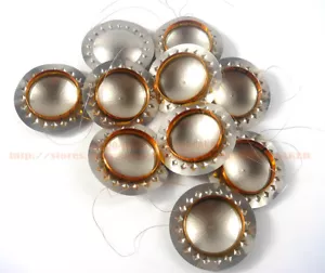 10 pz diaframma in titanio per JBL 035Ti 4312A 4410 4408 4412 L100T L80T L60G - Foto 1 di 4