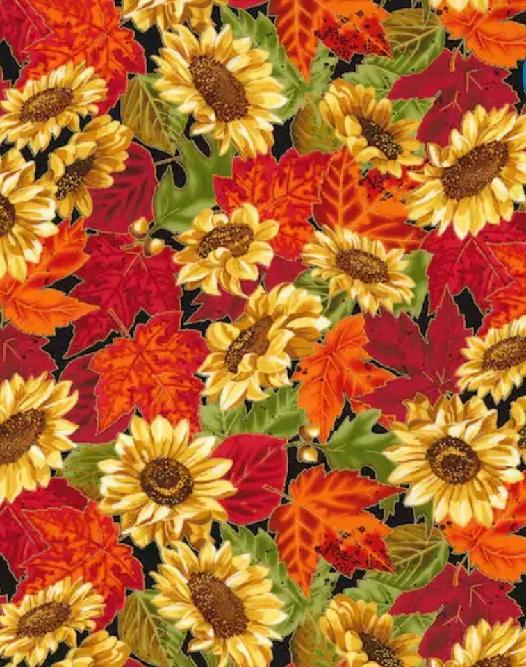 Cenefa ventana girasol otoño panel cortina girasoles floral decoración del hogar Foto 1 de 1