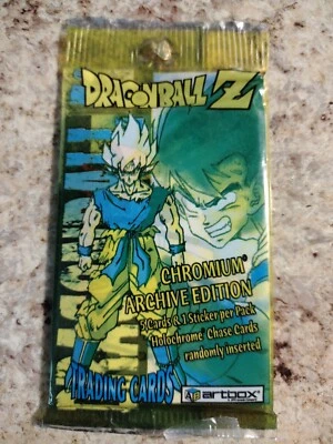 Dragonball Z Chromium Edición Archivo Tarjetas Coleccionables Paquete Caja de Arte ¡Nuevo! Foto 1 de 4