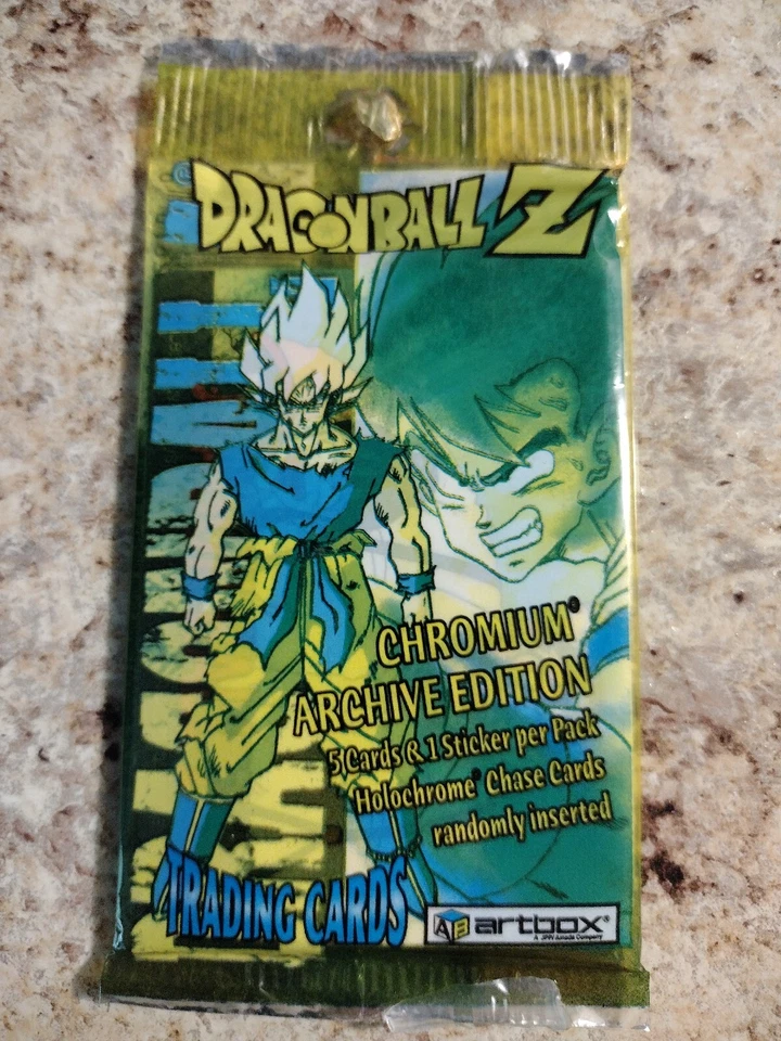 Dragonball Z Chromium Archive Edition 4 Booster Packs ArtBox