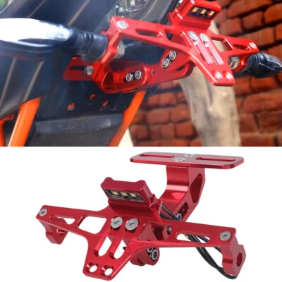 Motorcycle Tail Tidy License Plate Fender Holder LED For R1200GS F800GS R1200RT - Image 1 of 4