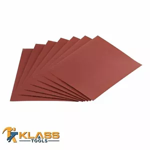 220er Körnung Aluminiumoxid Schleifpapier 9 Zoll x 11 Zoll Blatt Sets/Packung - Bild 1 von 1