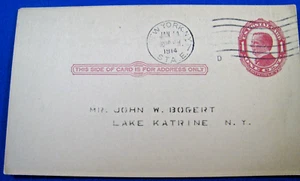 UNITED STATES 1911 - SCOTT #UX24 - LOT OF 2 POSTAL CARDS USED - Picture 1 of 4