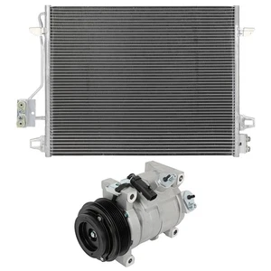 AC Condenser & AC Compressor Cooling Kit For 2008-2010 Chrysler Town & Country - Picture 1 of 10