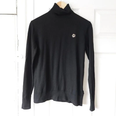Ted Baker black wool turtleneck jumper size 3 uk 12 - Image 1 of 4
