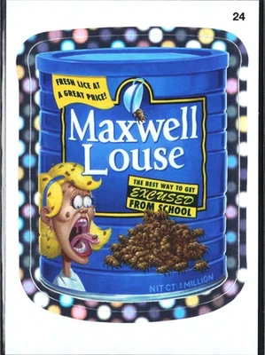 2012 Topps WACKY PACKAGES - Maxwell Louse - Silver Edge Sticker #7 - Image 1 of 2