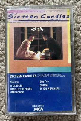SIXTEEN CANDLES - OST Soundtrack CASSETTE Tape 1984 MCAC36012 * EXCELLENT - Image 1 of 4