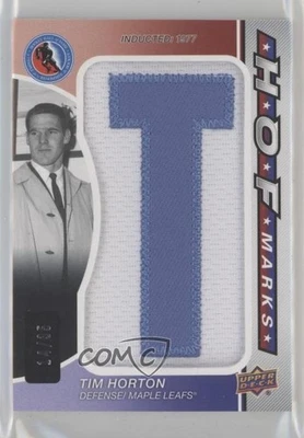 2024-25 Upper Deck SP Game Used HOF Marks 14/35 Tim Horton #HOFM-TH HOF - Image 1 of 3