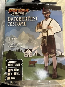 Spooktacular Creations Men’s German Bavarian Oktoberfest Costume Halloween (M) - Picture 1 of 24
