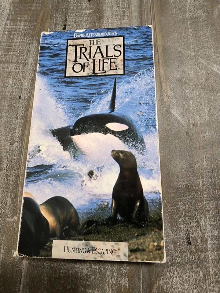 Time Life David Attenborough: THE TRIALS OF LIFE - Hunting & Escaping VHS 1991 - Image 1 of 4