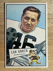 1952 Bowman Small #105 Lou Groza (VGEX) - Bild 1 von 2