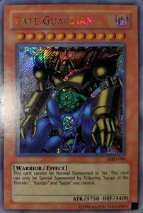 Yugioh 2010 Reprint Gate Guardian SCR MRD-000 Near Mint - Picture 1 of 2