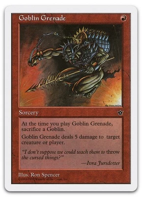 Goblin Grenade #29 (NM) Anthologies ATH Magic MTG - Image 1 of 2