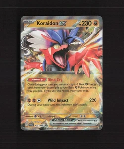 Koraidon ex 125/198 Scharlachrot & Violett Ultra Rare Holo Pokemon Karte MP - Bild 1 von 10