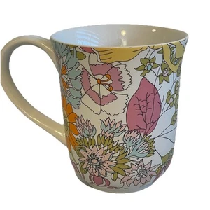 LIBERTY OF LONDON Target Collab Retro Floral Steingut Becher Blumen Mod 70s Vibe - Bild 1 von 6