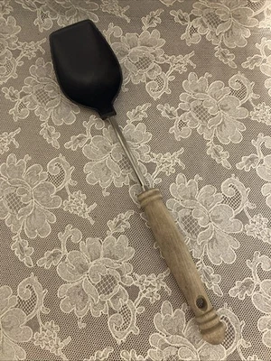 Vintage Ekco Nylon Solid Basting Cooking Spoon 12” Wood Handle - Image 1 of 4