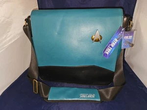 Star Trek Next Generation Messenger Shoulder Bag laptop Sciences Blue NWT - Picture 1 of 15