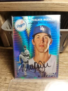 2023 Topps Chrome Platinum Anniversary prism refractor Walker Buehler #257 - Picture 1 of 2