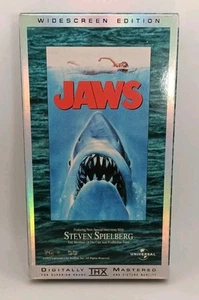 Jaws 1197 VHS Movie Widescreen Edition - Universal - Tested/Working - GUC - Picture 1 of 7