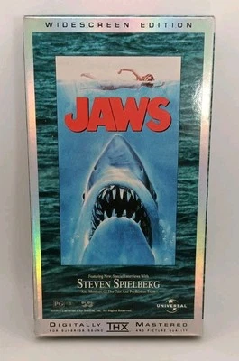 Jaws 1997 VHS Movie Widescreen Edition - Universal - Tested/Working - GUC - Image 1 of 4